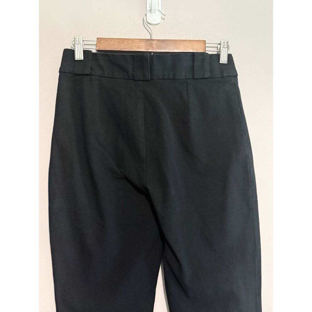 Lilly Pulitzer Parrish Crop Flare Pants Black Sailor Gold Buttons Preppy Size 4 - Picture 4 of 14